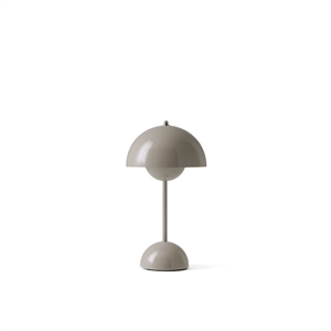 &Tradition Flowerpot VP9 Table Lamp Portable Gray Beige