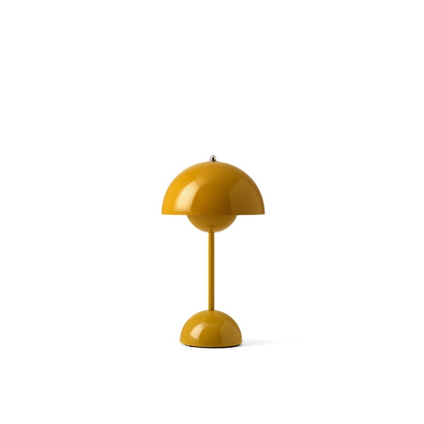 &Tradition Flowerpot VP9 Table Lamp Portable Mustard Yellow