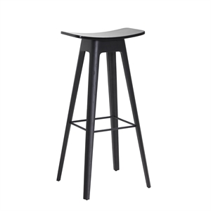 Andersen Furniture HC1 Bar Stool 80 cm Black/ Veneer