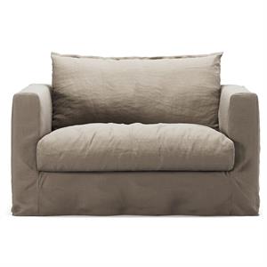 Decotique Le Grand Air Nou Love Seat -nojatuoli, Savage Linen -kangasta