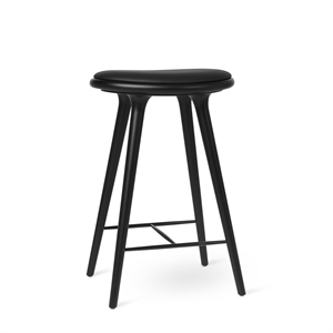 Mater High Stool Bar Stool Black Beech 69cm