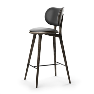 Mater High Stool Baarijakkara selkänojalla Sirka Grey Oak 74 cm