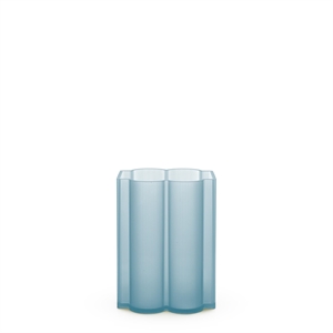 Kartell Okra Vase Low Sky Blue