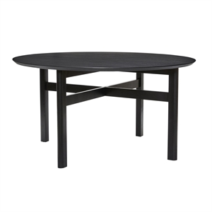 Hübsch Fjord Dining Table Large Black