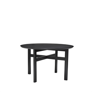 Hübsch Fjord Dining Table Round Small Black