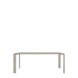 Kartell FOUR Fenix ​​​​SoftTouch -ruokapöytä 158x79 Beige