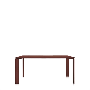 Kartell FOUR Fenix ​​​​SoftTouch -ruokapöytä 158x79 Burgundi