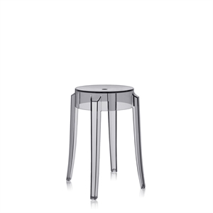 Kartell Charles Ghost Stool H45 Gray