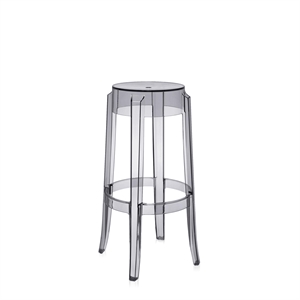 Kartell Charles Ghost Bar Stool H75 Gray