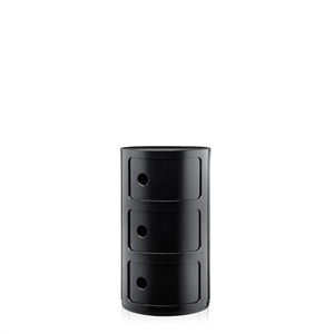 Kartell Componibili 3 Cabinet Black