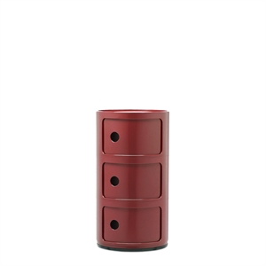 Kartell COMPONIBILI CLASSIC 3 -kaappi, Viininpunainen