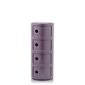 Kartell Componibili 4 Cabinet Violet