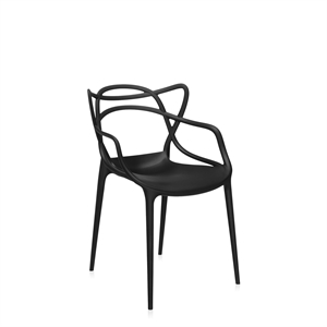 Kartell MASTERS puutarhatuoli 4-osainen musta