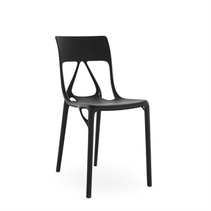 Kartell AI LITE -ruokatuoli, Musta