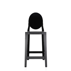 Kartell One More Bar Stool H65 Black Black