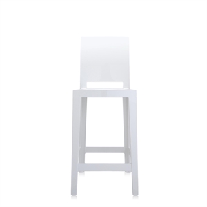 Kartell One More Please Barstool H65 Kiiltävä Valkoinen