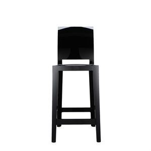 Kartell One More Please Barstool H65 Glossy Black