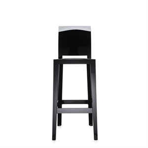 Kartell One More Please Bar Stool H75 Glossy Black