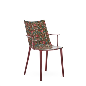 Kartell HHH -ruokatuoli, Viininpunainen/lakka