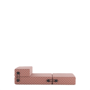 Kartell TRIX LIBERTY OBI CHECK Ulkopatja/sohva, Ruoste