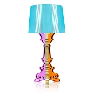 Kartell Bourgie Table Lamp Multi-coloured Light Blue