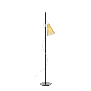 Kartell K-LUX Lattiavalaisin Oljenkeltainen/Musta
