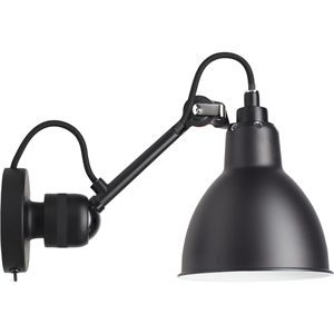 Lampe Gras N304 Wall Lamp Mat Black w. Switch
