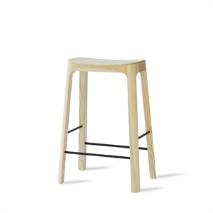 Please Wait to be Seated Crofton Bar Stool H65 Pine/ Black