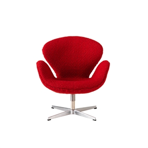 Fritz Hansen Miniature Swan Armchair Red