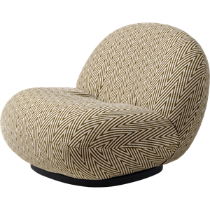 GUBI Pacha Outdoor Armchair w. Swivel Dedar Chevron 022