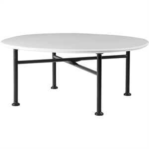 Gubi Carmel Coffee Table 75x75 Clam White