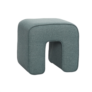 Hübsch Sculpture Pouf Green