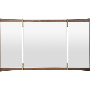 Gubi Vanity 3 Mirror American Walnut