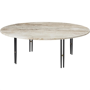 GUBI IOI Coffee Table Ø100 Black/ Beige