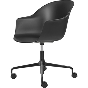 GUBI Bat Office Chair Matt Black/ Black