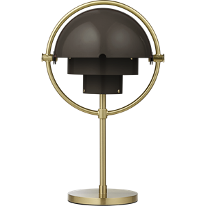 Gubi Multi-Lite Limited Edition Kannettava Lamppu, Mokka-ruskea/messinki