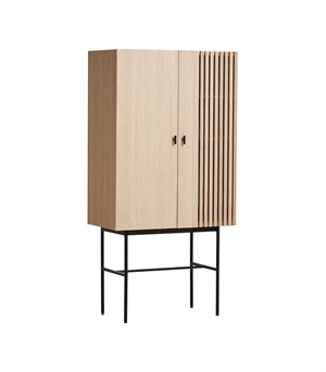 Woud Array Cabinet Oak/Black 80 cm