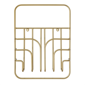 Maze Now Magazine Holder Small Brass