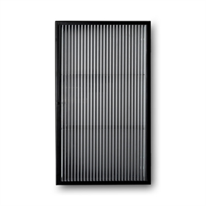 Ferm Living Haze Wall Cabinet Fluted Glass Black