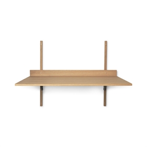 Ferm Living Sector Desk Oak/Black Brass