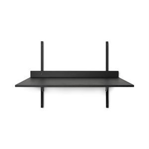 Ferm Living Sector Desk Black Ash/Black Brass