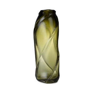 Ferm Living Water Swirl Vase High Moss Green