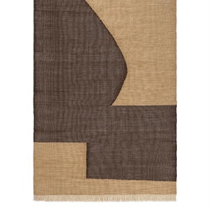 Ferm Living Forene Rug 140x200 Tan/Chocolate