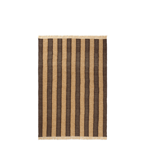 Ferm Living Ives Carpet 140x200 Tan/Chocolate