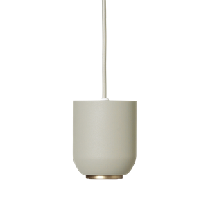 Ferm Living Collect Bell Pendant Vaaleanharmaa