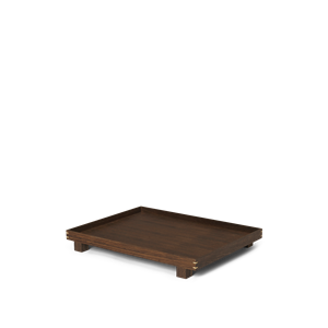 Ferm Living Bon Wooden Tray Large Smoked Oak