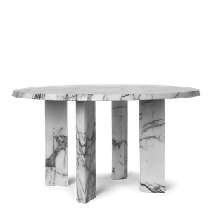 Ferm Living Taula Coffee Table White/ Coal