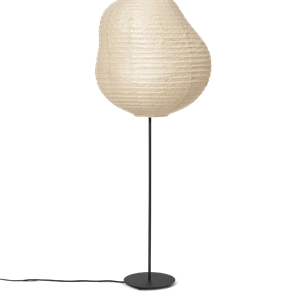 Ferm Living Kurbis -lattiavalaisin High Natural/musta