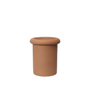 Ferm Living Rollo Plant Pot H36 Terrakotta