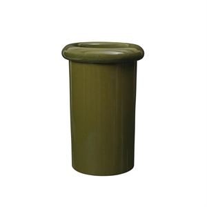 Ferm Living Rollo Plant Pot H46 Moss Green